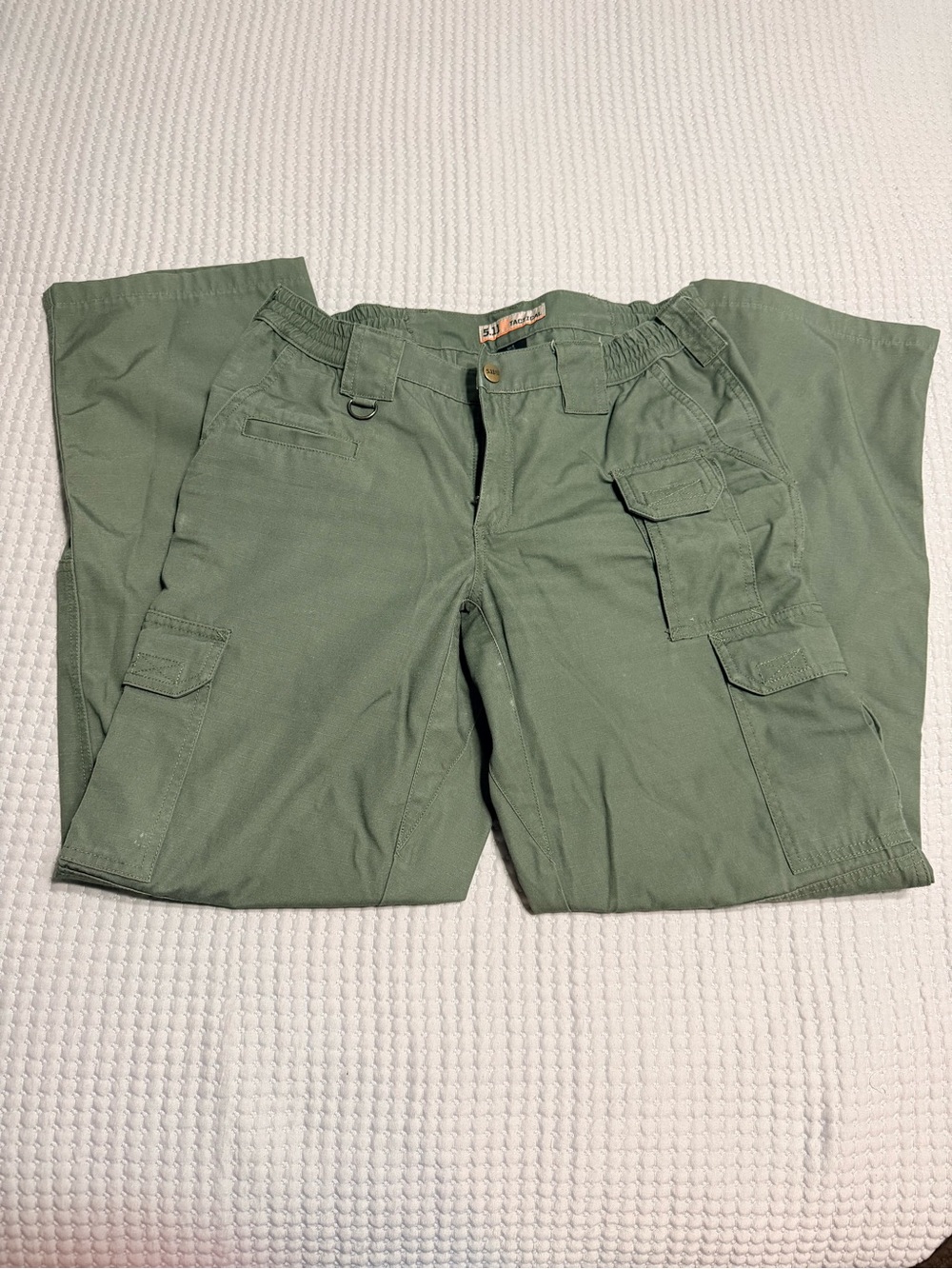 Women’s Green 5.11 Tac Cargo Pants